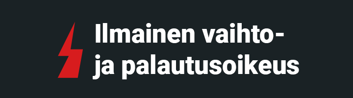 Ilmainen toimitus- ja palautusoikeus