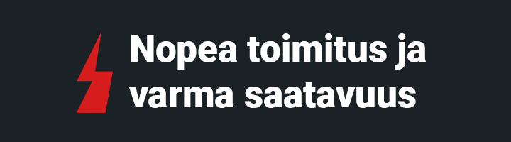 Nopea toimitus ja varma saatavuus