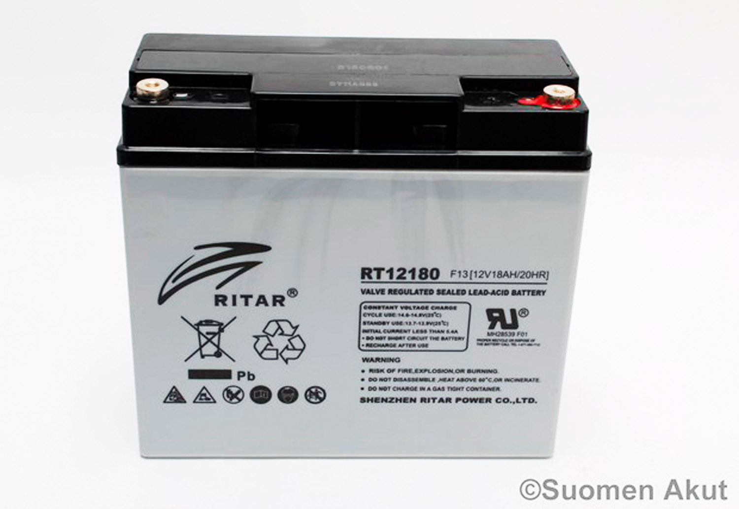 Аккумулятор ritar rt12180