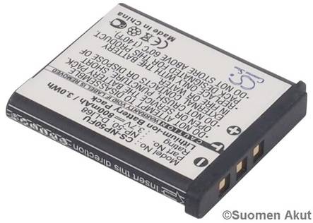 Fuji akku NP-50 3.7V 800mAh Liion - Fuji kameranakut - 4894128019480 - 1