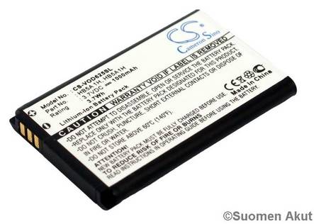 PDA akku VODAFONE V625 3.7v 1000mAh - HTC ja PDA -akut - 4894128028260 - 1