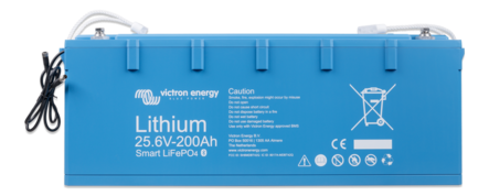 Victron Li-ion akku 25,6V/200Ah Smart-a - Li-ion ajovoima- ja teollisuusakut - 8719076054610 - 1