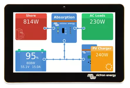 Victron GX Touch 50 - Hallinta ja ohjelmointi - 8719076048770 - 1