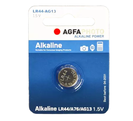 AGFA Alkaliparisto LR44 AG13 1,5V - LR44 alkaliparistot - 4250175803470 - 1