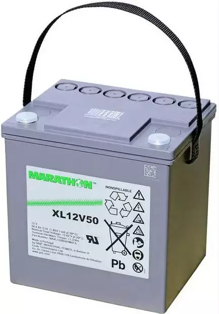 Marathon Agm Akku XL12V50 12V 50.4Ah/10 - AGM ajovoima- ja teollisuusakut - 8785625220 - 1