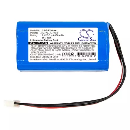 Sony akku SRS-XB40 7.4v 6800mAh CS - Langattomien ja bluetooth kaiutin akut - 4894128153610 - 2