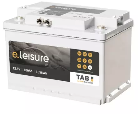 Tab e.leisure L3 RV akku12,8V106Ah - Li-ion ajovoima- ja teollisuusakut - 3838818555200 - 1