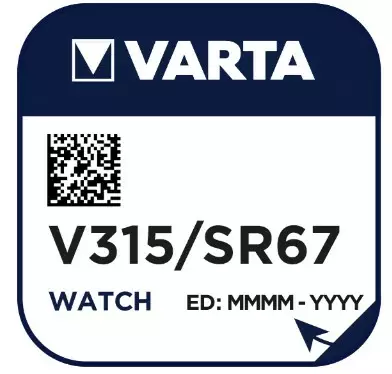 Varta KellonparistoV315/SR716/SR67 1.55V - Varta kellonparistot - 4008496245550 - 2