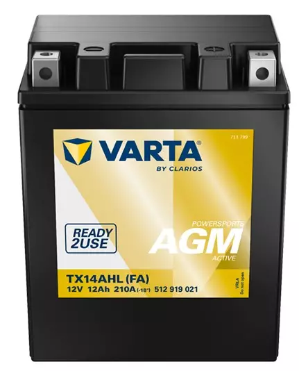 Varta Mp-Akku TX14AHL(FA)12V 12Ah210A(En - AGM MP- ja kelkan akut - 4016987169360 - 1