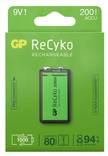 9V GP Ni-Mh kenno 200mAh 1kpl blist - C,D,9V Akut ja kennot - 4891199186790 - 1