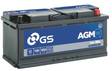GS Käynnistysakku AGM020 12v 105Ah 950A - GS käynnistysakut - 5050694038020 - 1
