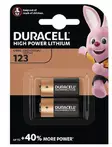Duracell Lithiumparisto CR123A 3V 2kpl - CR123A 3V lithiumparistot - 5000394020320 - 1