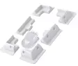 Kiinnityssarja aurinkopaneelille valkoinen - Aurinkopaneelitelineet - 78500 - 2