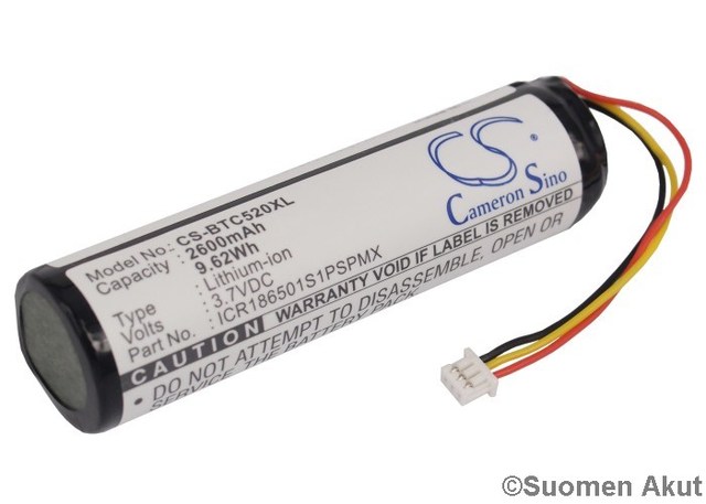 Blaupunkt GPS akku Liion 3.7v 2600mAh - Muiden merkkien navigaattorien akut - 4894128079910 - 1