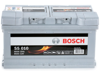 Bosch S5 010 12V 85Ah 800A - Bosch käynnistysakut - 4047023573230 - 1