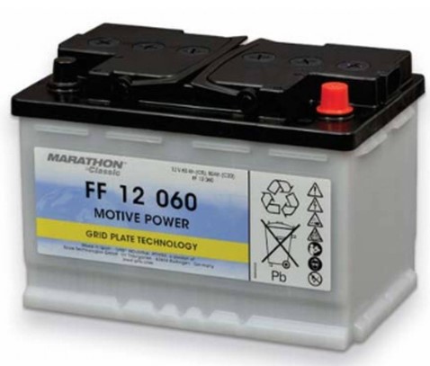 Classic 12V 80AH/20HR FF 12 060 - Putki- ja massalevyakut - 512348712450 - 1