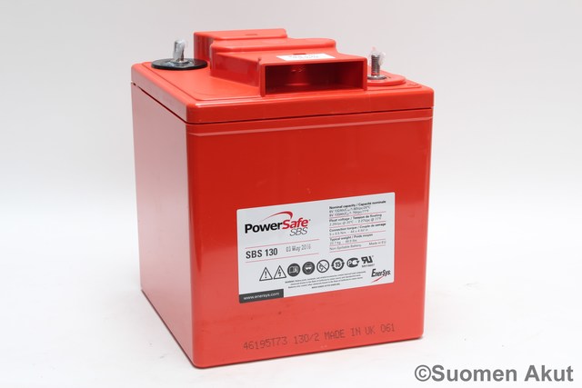 Enersys Powersafe SBS130 6V 132Ah/C10 - AGM ajovoima- ja teollisuusakut - 201410 - 1