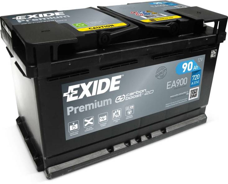 Exide Premium EA900 12V 90Ah - Exide käynnistysakut - 3661024036450 - 1