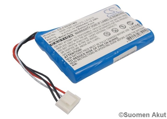 FUKUDA AA Akusto 9.6V 2000mAh nimh CS - Hyvinvointi- ja terveysakut - 4894128075110 - 1
