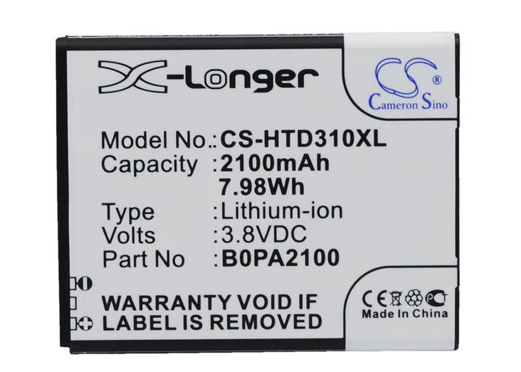 JOLLA/HTC Akku D310 3.8v 2100mAh Liion - HTC ja PDA -akut - 4894128092490 - 1