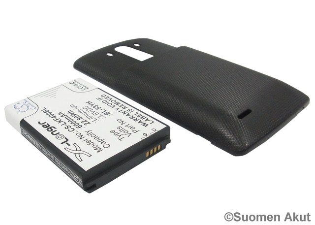 LG Puhelimen Akku 3.8v 6000mAh Li-Ion B - LG kännykän akut - 4894128092520 - 1