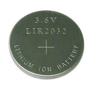 LIR2032 3.6V Ladattava Nappi li-ion40mAh - LIR Nappikennot 3.6v - 100 - 1