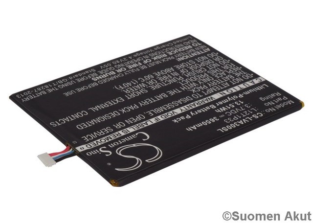 Lenovo Tablet akku L12D1P31 CS - Muiden merkkien tablettien akut - 4894128083030 - 1