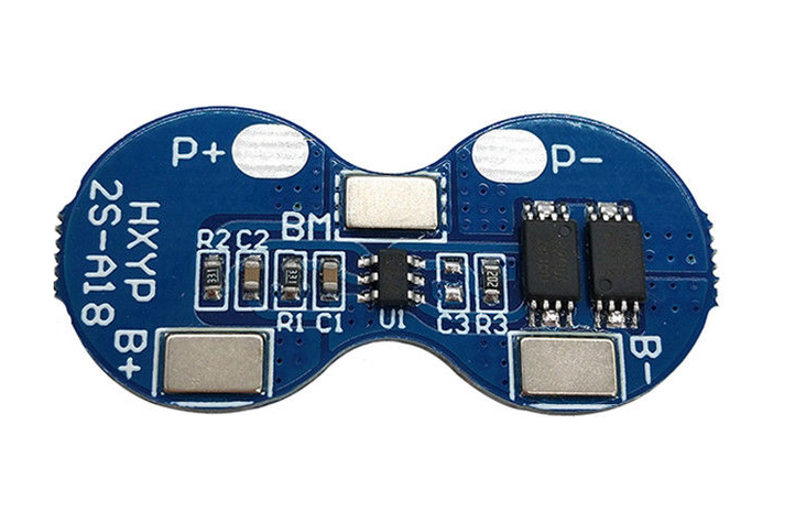 Li-ion BMS piirikortti 2S 7.4V 3A - Piirikortit - 32020 - 1