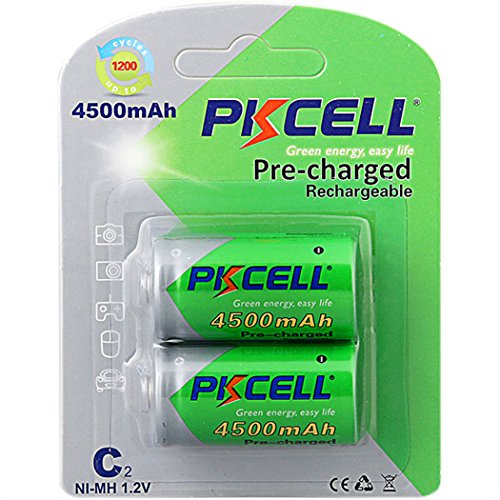 PKCELL C Ready To Use 1.2v 4500mah Nimh - C,D,9V Akut ja kennot - 6942449546210 - 2