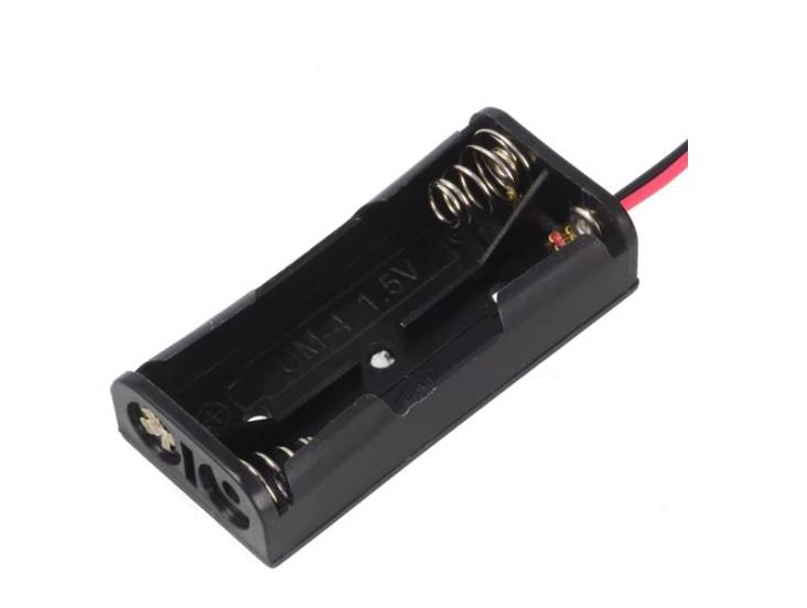 Paristotelineet 2 x AAA Johdoilla - Paristokotelot - 885500 - 1