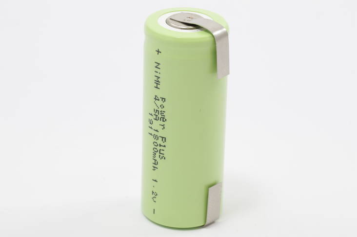Power Plus 4/5A 1.2v 1800mAh Nimh JK - Nimh Juotoskorvalliset kennot - 1450 - 1