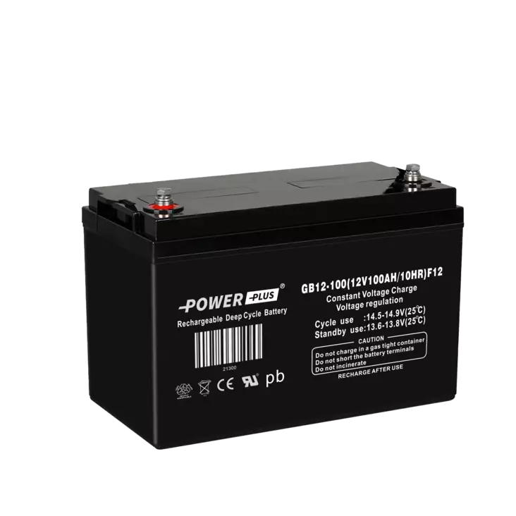 Power Plus Deep Cycle Agm-akku 12V 100Ah M8 - AGM ajovoima- ja teollisuusakut - 21300 - 2