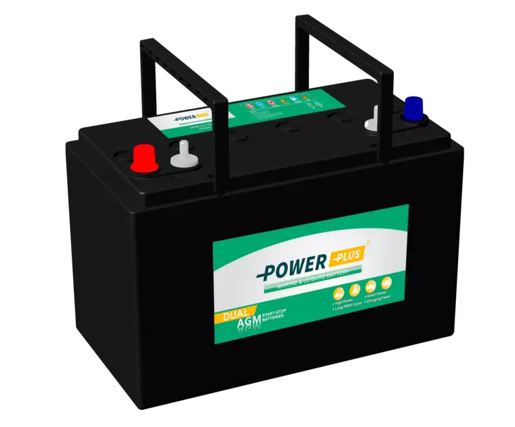 Power Plus Dual AGM 31M-825 12V 105Ah - Power plus vene- ja vapaa-ajan akut - 900000 - 2