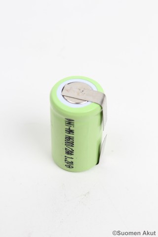 Power plus 1/2AA 1.2v 600mAh Nimh JK - Nimh Juotoskorvalliset kennot - 130 - 1