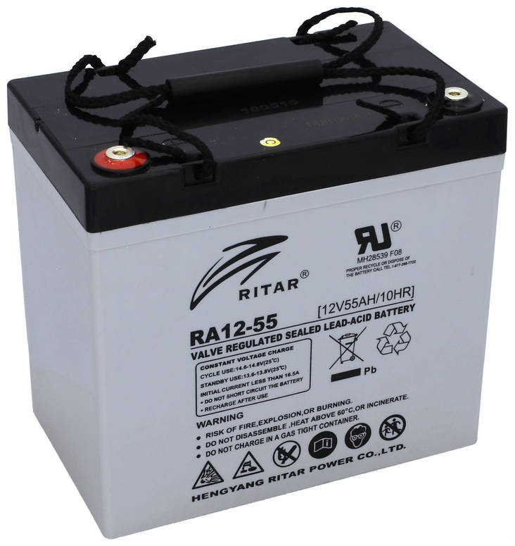 Ritar Agm-Akku 12v 55Ah RA12-55-F11 - AGM ajovoima- ja teollisuusakut - 88996710 - 1