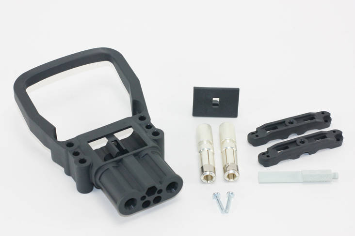 Trukkiliitin DIN160A+kahva naaras 50mm2 - Trukkiliittimet ja tarvikkeet - 1458623100 - 1