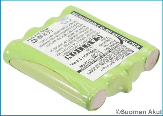 VHF akku Cobra 4.8V 600mAh nimh - Muiden merkkien VHF-akut - 4894128030140 - 1