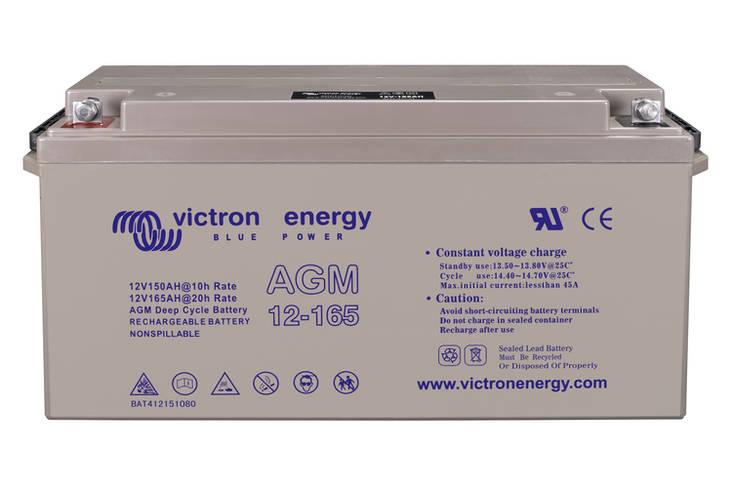 Victron Deep cycle Agm-Akku 12v 165Ah - AGM ajovoima- ja teollisuusakut - 8719076037040 - 1