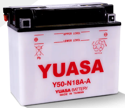 Yuasa Mp-Akku Y50-N18A-A 12V 20Ah/10hr - MP- ja kelkan korkilliset vakioakut - 5050694005640 - 1