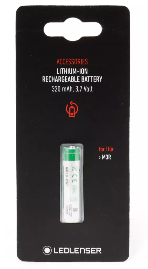 Ledlenser P3R/M3R akku ICR10440 Li-Ion - Valaisinakut - 4058205003650 - 1