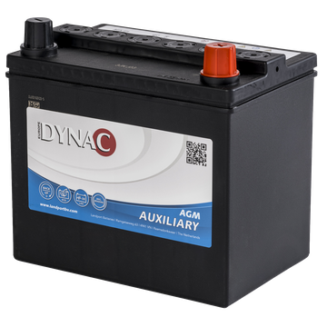 Dynac Agm akku AUX U1 12V 30Ah Teslaan - Dynac akut - 8717101000090 - 1