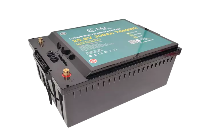E&J EJ24-300HBT LiFePO4 -akku 25.6V 300Ah - Li-ion ajovoima- ja teollisuusakut - 700500 - 1
