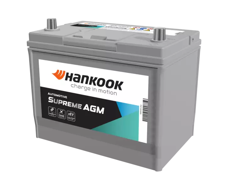 Hankook AGM-akku 12V 75Ah 750A (EN) - AGM-akut ajoneuvoihin - 8808240017480 - 1