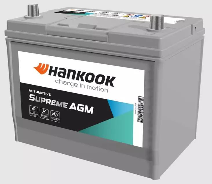 Hankook agm akku 12V 75Ah 750A - AGM-akut ajoneuvoihin - 8808240017480 - 1