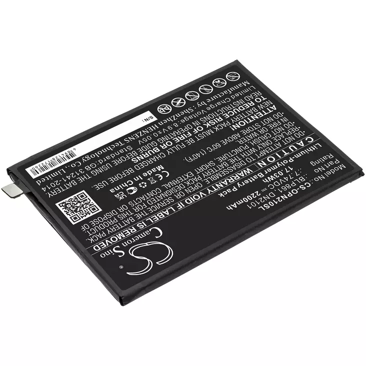 Puhelimen akku Oneplus 7.74V 2200mAh CS - Oneplus kännykän akut - 4894128172260 - 1