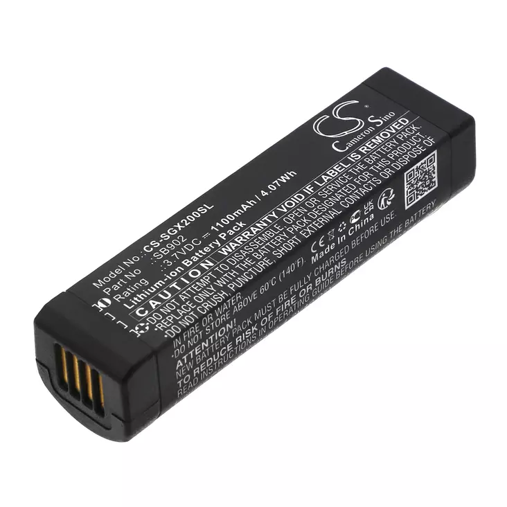 Shure SB902 akku 3,7v 1100mAh CS - Langattomien ja bluetooth kaiutin akut - 4894128127680 - 1