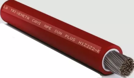 Solar kaapeli 6mm2Punainen1m1x6 H1Z2Z2-K - Johdot - 280150 - 1