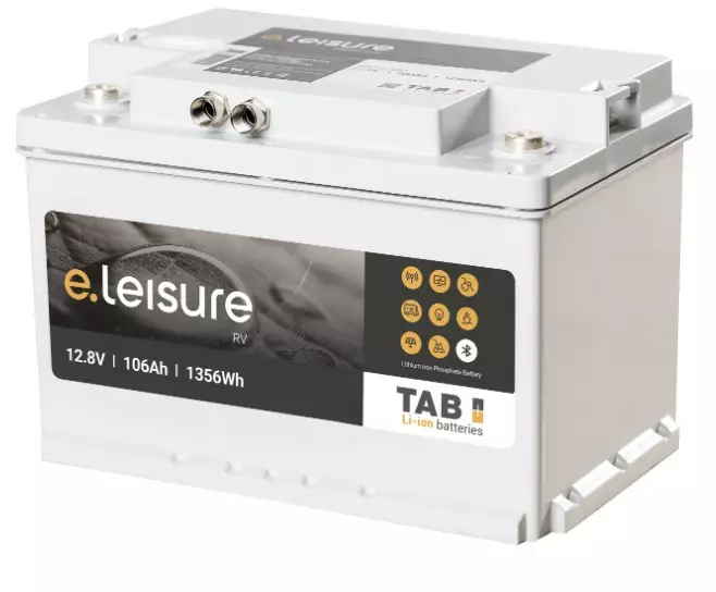 Tab e.leisure L3 RV akku12,8V106Ah - Li-ion ajovoima- ja teollisuusakut - 3838818555200 - 1