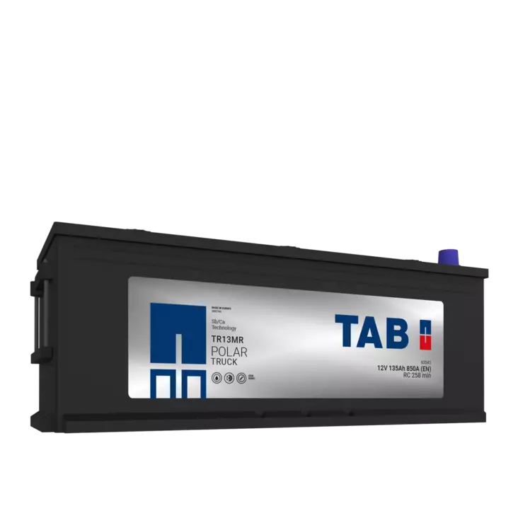 TAB käynnistysakku Polar Truck TR13MR 12V 135Ah 850A(EN - Tab käynnistysakut - 3838807036680 - 2