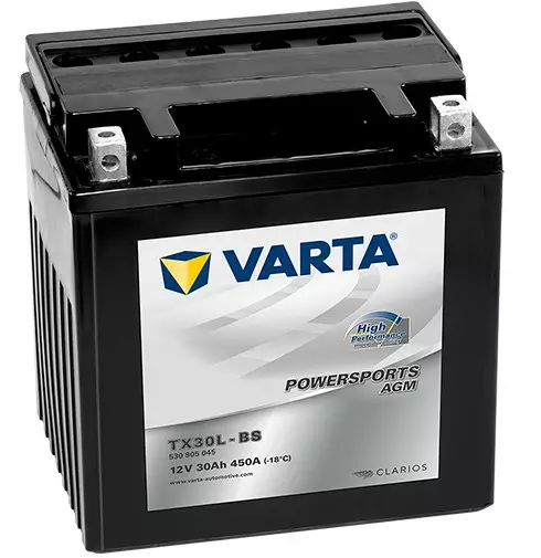 Varta Mp-Akku TX30L-BS 12V 30Ah 450A - AGM MP- ja kelkan akut - 4016987149690 - 1